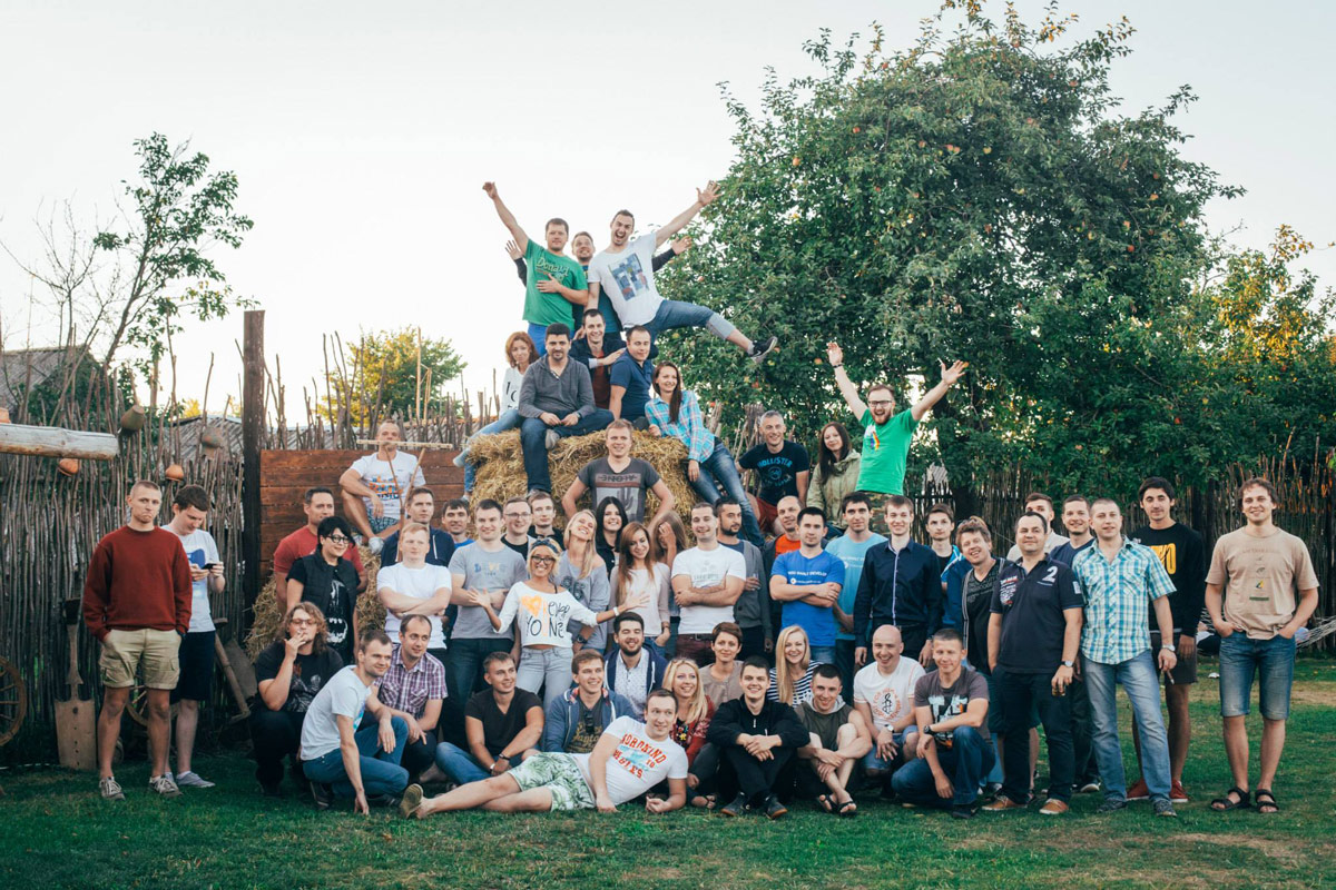 Tech Forward team on summer corporate event 1